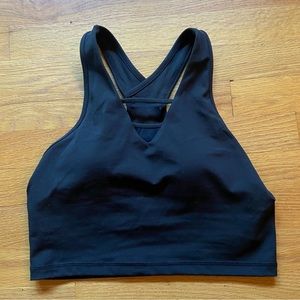 Zyia Black Grid Tank, size M